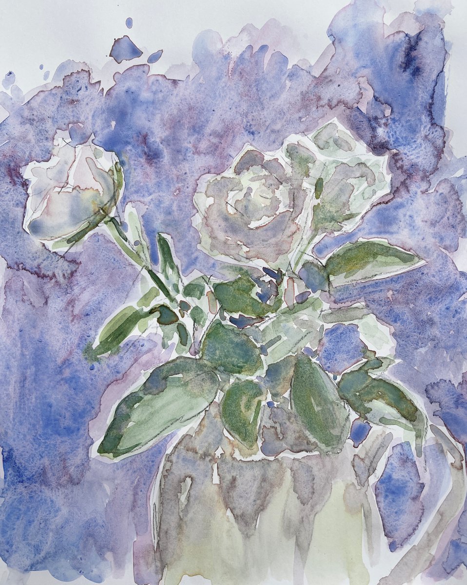 Expressive roses by Louise Gillard