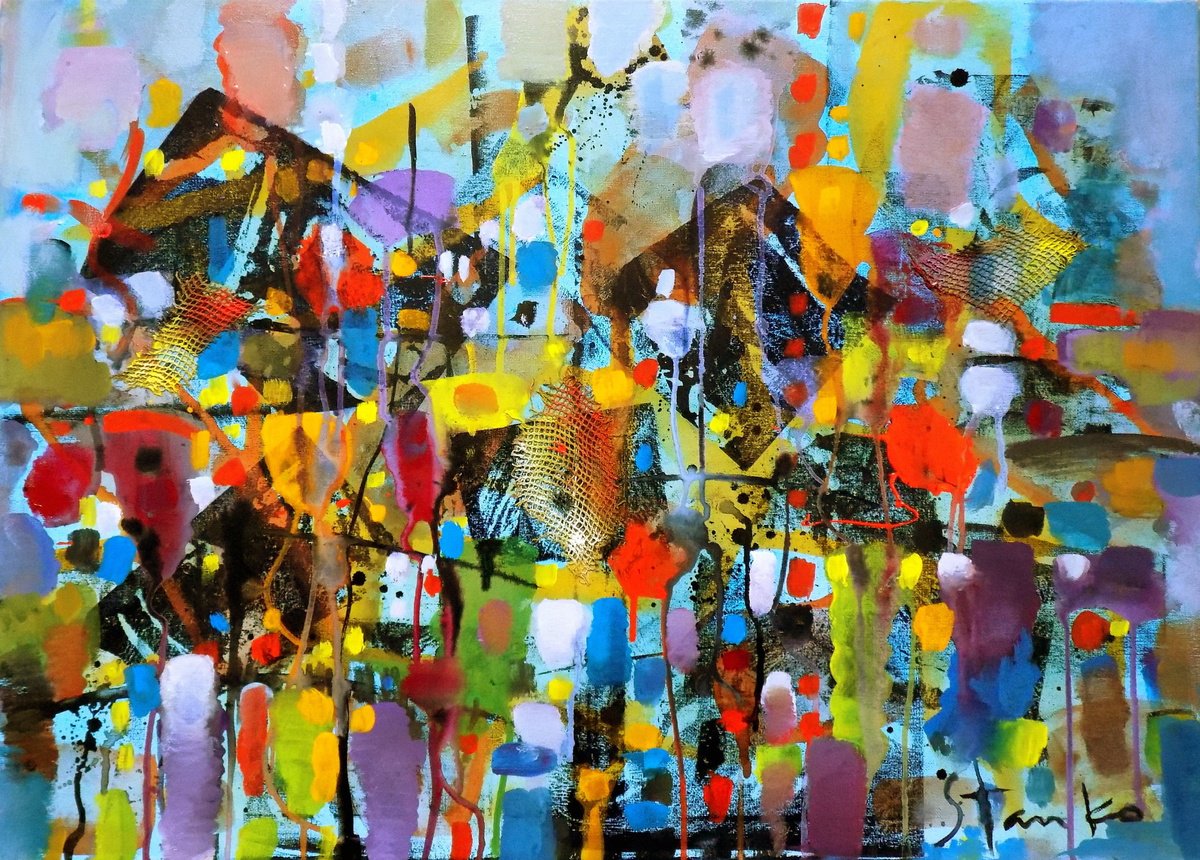  Jazzy Mood-Lxxxi By Stanislav Bojankov, 28 X 20, Artwork For Sale On Artfinder