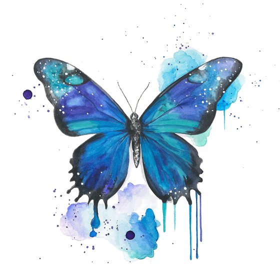 Colourful Butterfly Painting