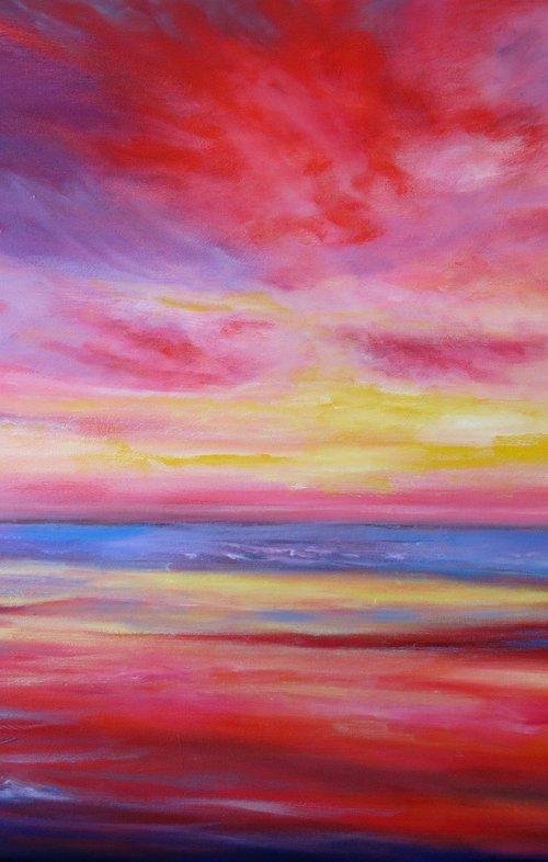 Vivid Sunset by Maureen Greenwood