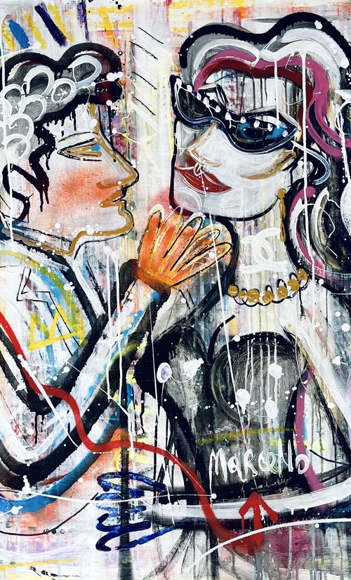 La Dolce 100x150cm by Mercedes Lagunas