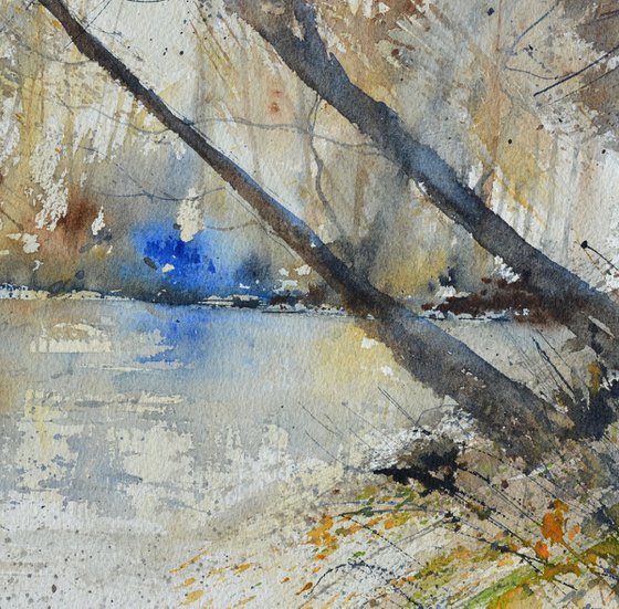 my river watercolor
