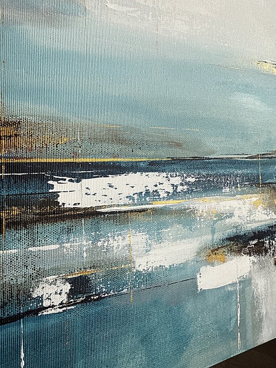 Gilded Stillness Diptych