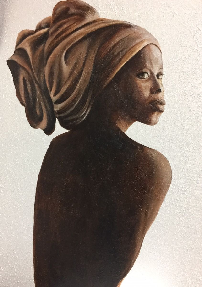African woman portrait. by Eka Peradze