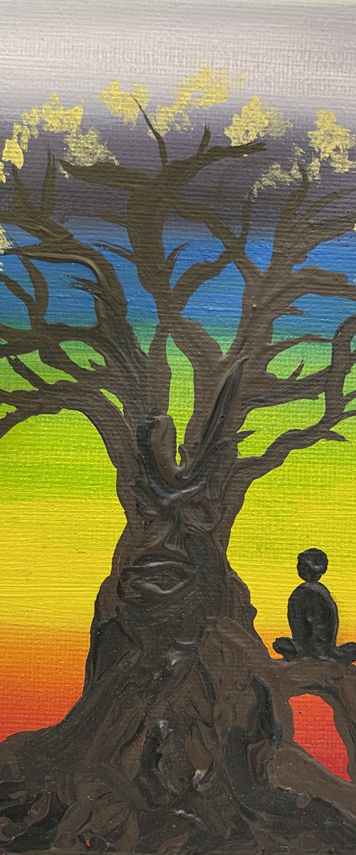 Meditating under the Tree of Life by Marja Brown