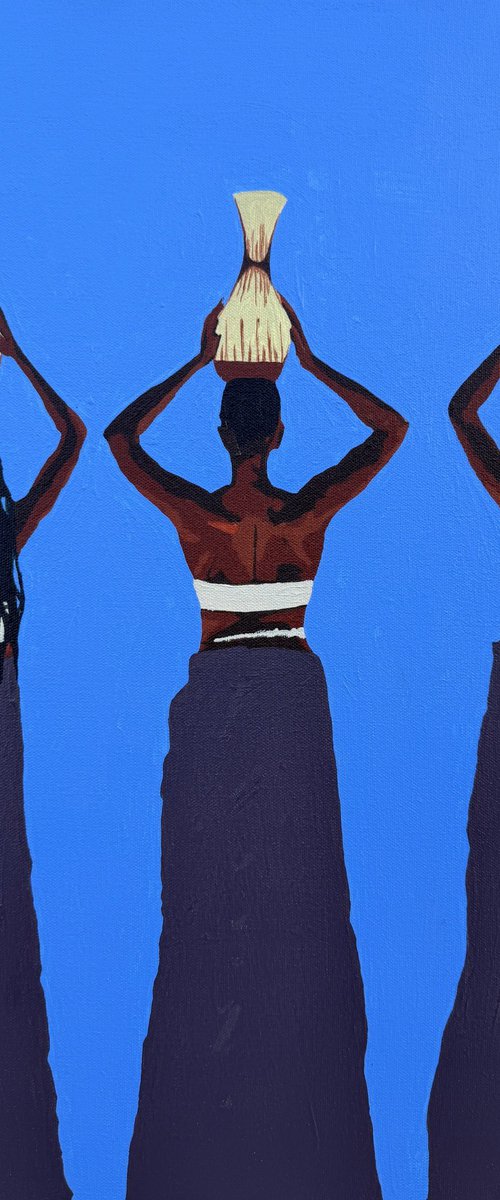 Sisters In Stride by Emmanuel Akolo