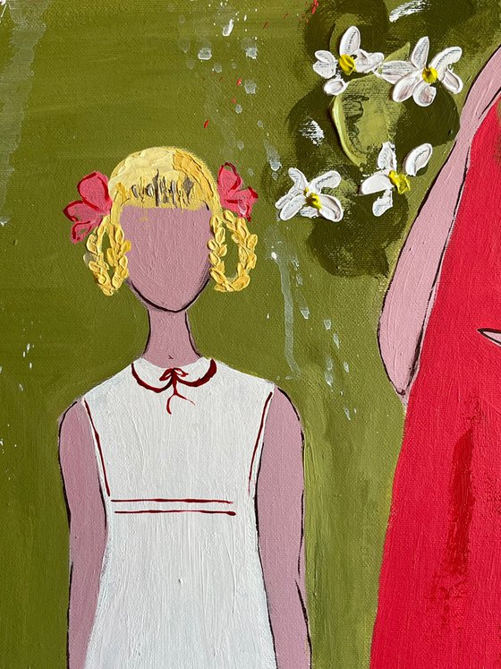 Sisters Original Painting
