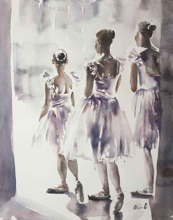 Ballerinas in the wings