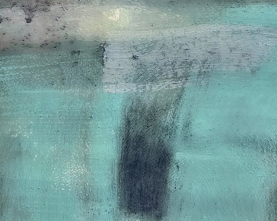 Abstract Mirages. Moon and Bay