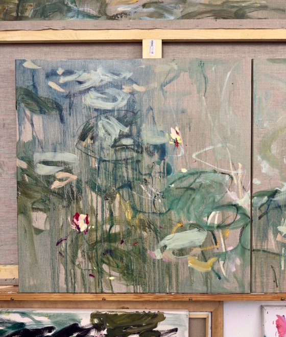 Nymphéas. Diptych.