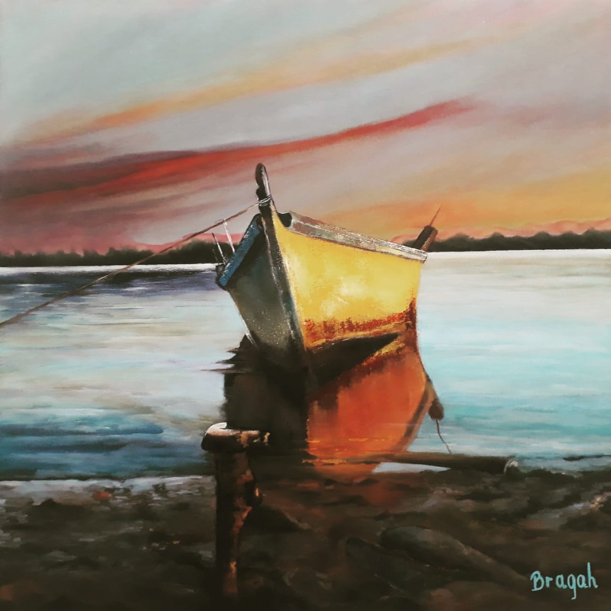 Mangrove Boat by Geraldo Braga
