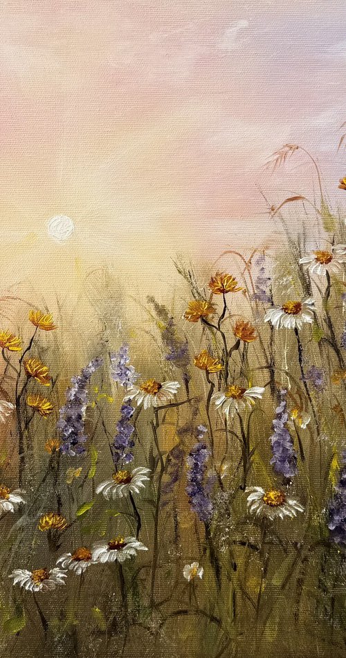 Meadow of gentle light by Tanja Frost