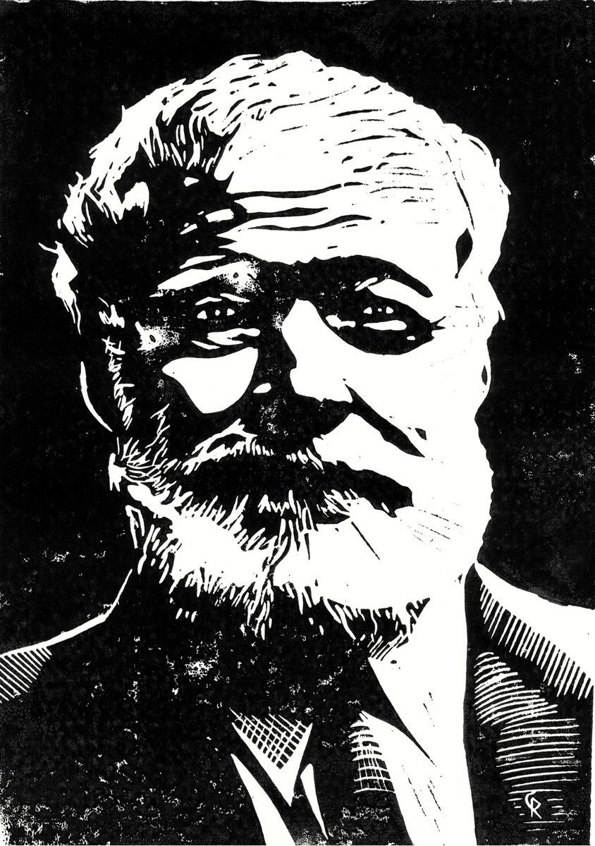 Dead And Known - Ernest Hemingway by Reimaennchen - Christian Reimann