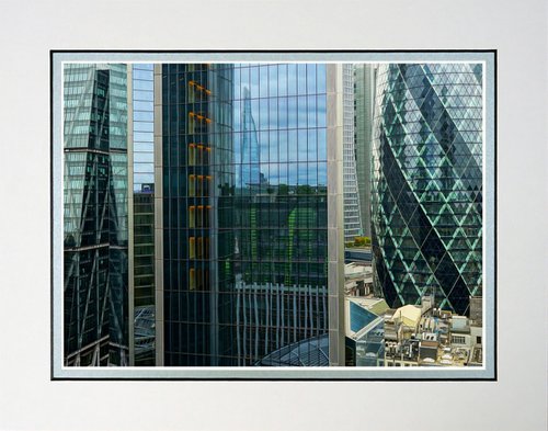 Reflections of London Skyline by Robin Clarke