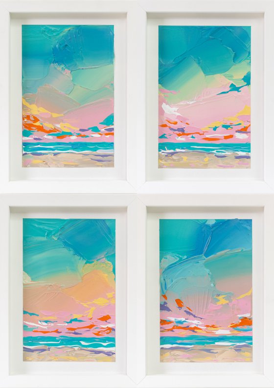 Iridescent Skies - Set of 4