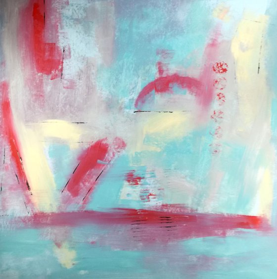 abstract-painting title-abstract-c310- size 100x100 cm