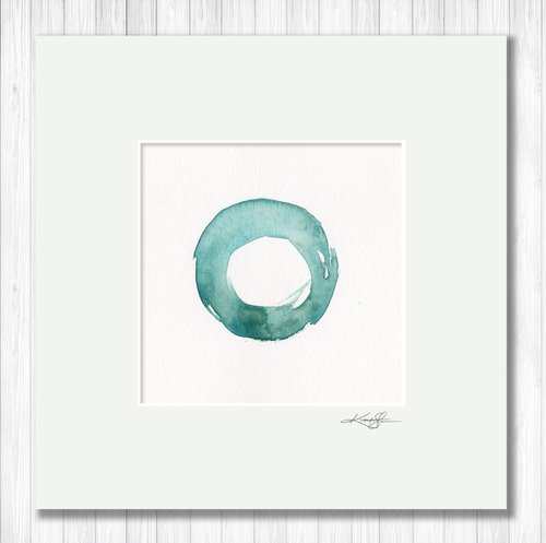 Enso Serenity 77 - Enso Abstract painting by Kathy Morton Stanion by Kathy Morton Stanion
