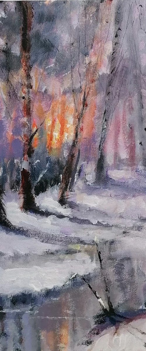 Winter Scene 2 by Alan Harris