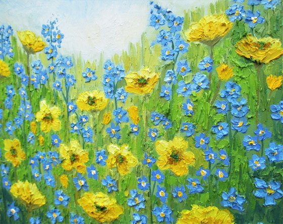 Buttercups and forget-me-nots