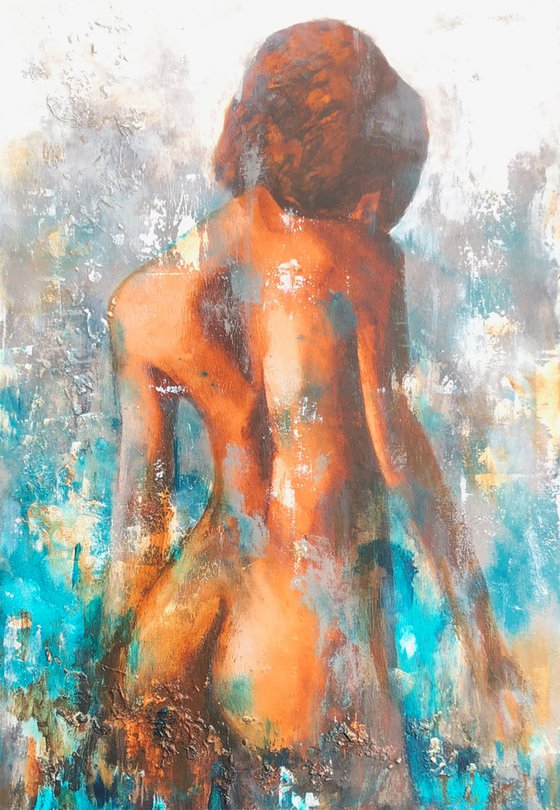 brunette  blue (120 x 80 cm) Dee Brown