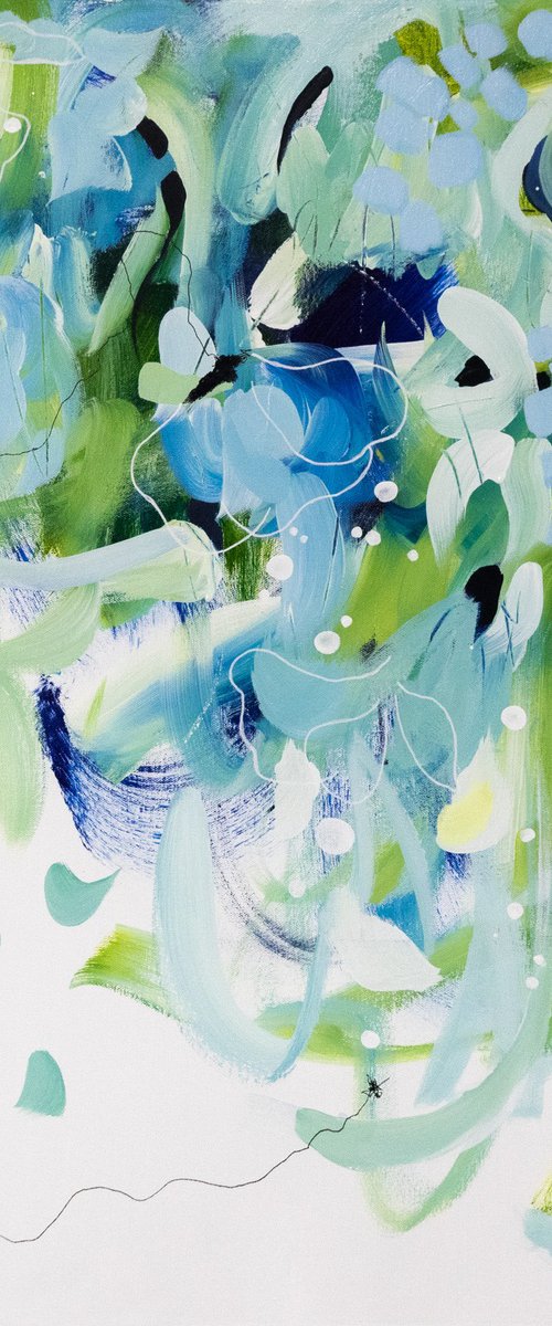 Sous les glycines by Chantal Proulx