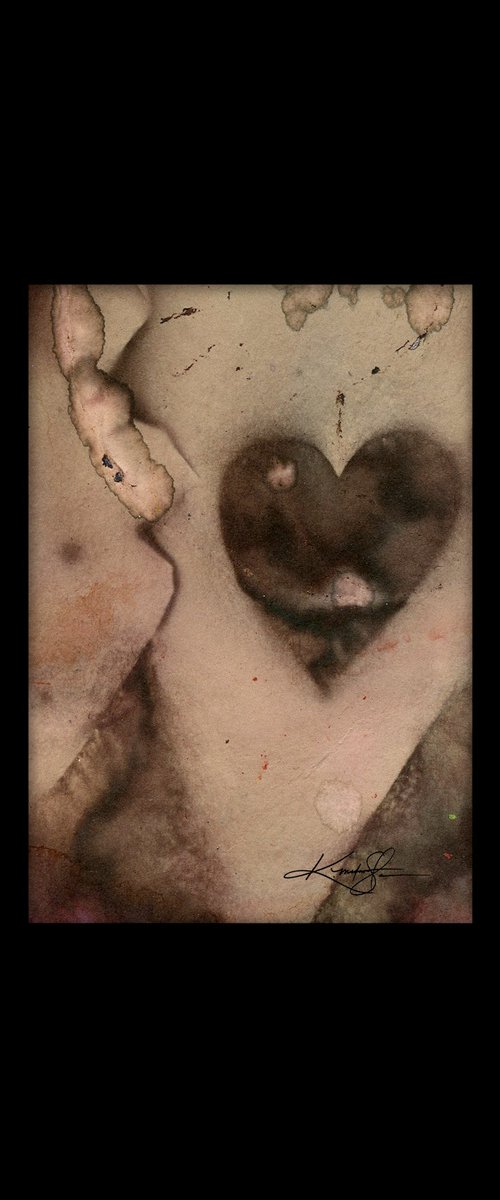 Heart 2020-2 -  Mixed Media Painting by Kathy Morton Stanion by Kathy Morton Stanion