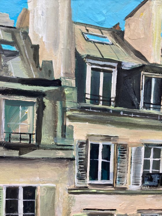 Buildings In Montmartre, Paris