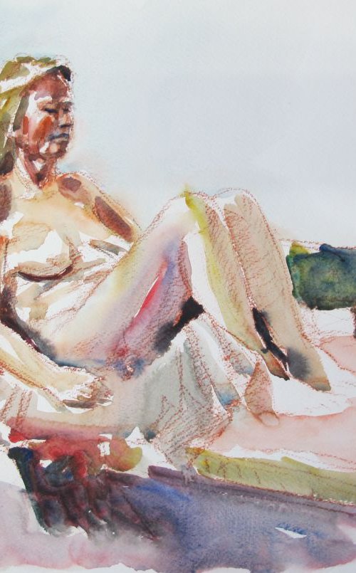 reclining nude by Rory O’Neill