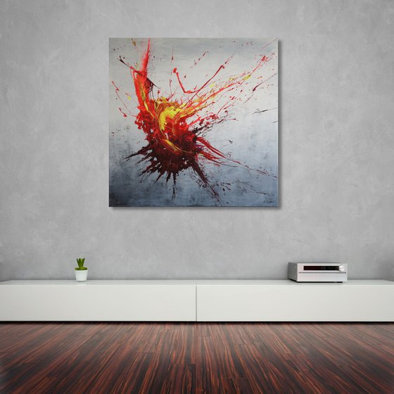 Eruption (Spirits Of Skies 100130) (100 x 100 cm) XXL (40 x 40 inches)