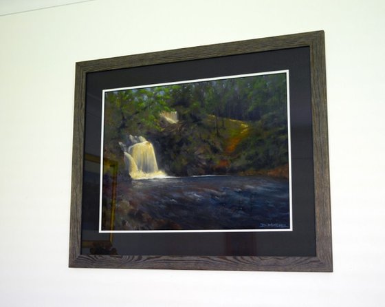 Rushing Water (Framed, ready to hang)