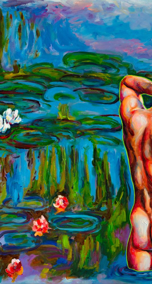 Skinny Dipping Sunday (Study) by Oleksandr Balbyshev