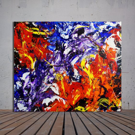 Nerve Impulse Overload Leading To Insomnia (120 x 100 cm) XXL (48 x 40 inches)