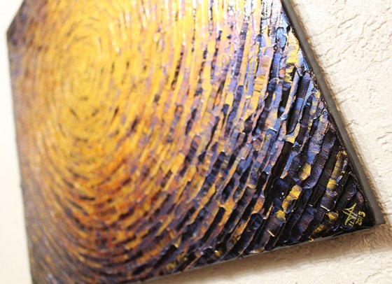 Shard of bronze gold color