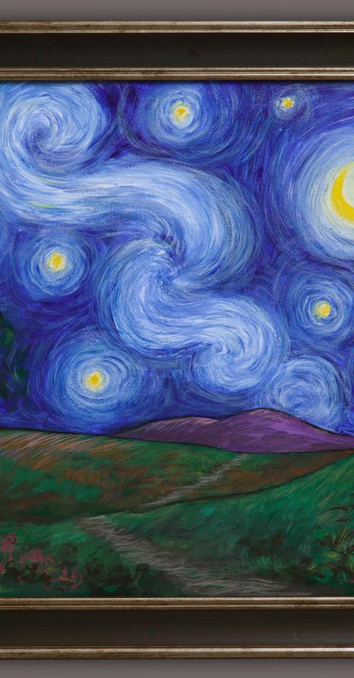 EXMOOR STARRY NIGHT by Tim Wetherell