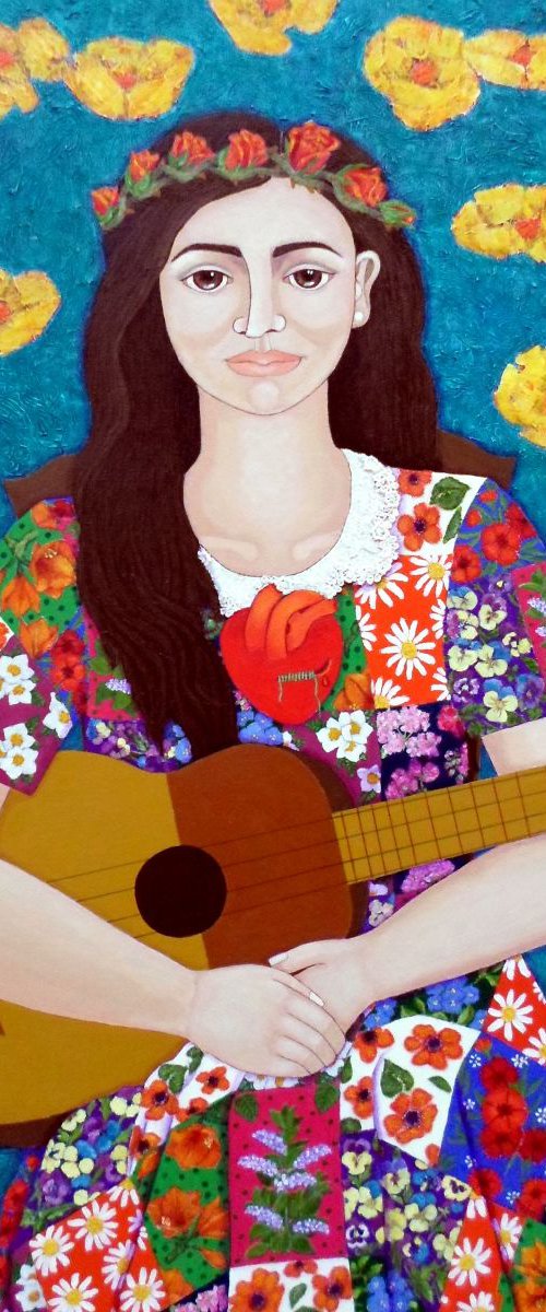 Violeta Parra and the song The gardener by Madalena  Lobao-Tello