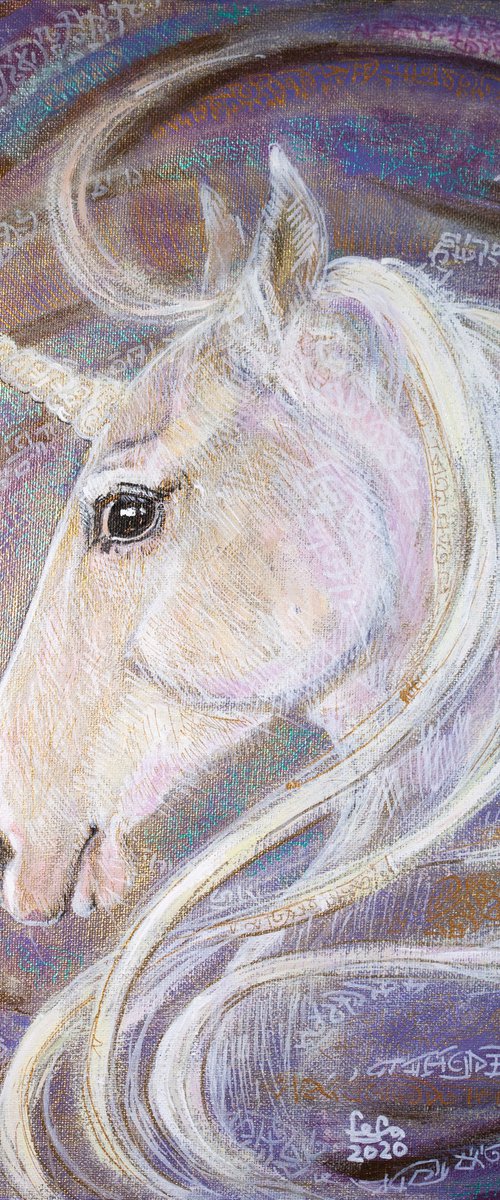 "White unicorn" by Fefa Koroleva