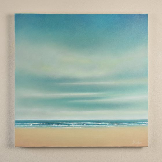 Beach Day - Blue Sky Seascape