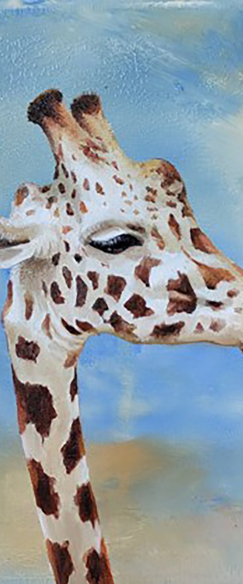 Cool giraffe by Lisa Braun