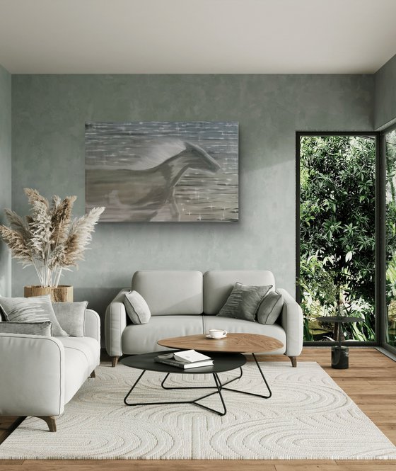 White Horse in the Mist