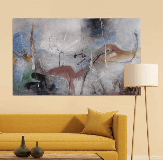 Abstract 2, size 37x61 inches