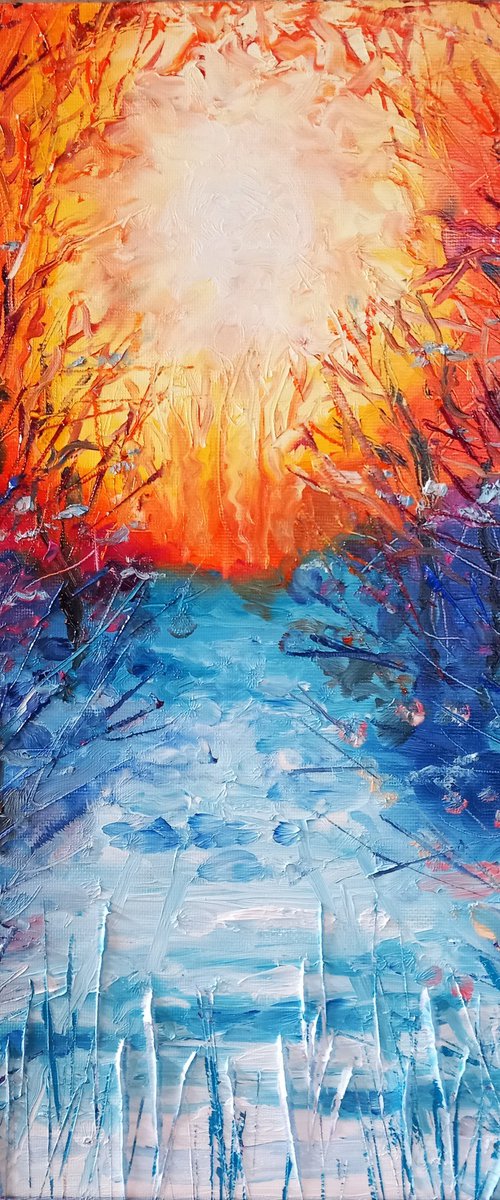 winter woodland by Lisa Mann