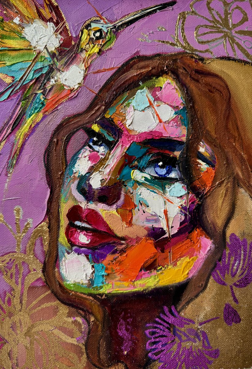 Expressive Oil Painting , Illusion By Lina Redford, 7 X 10, Artwork For Sale On Artfinder