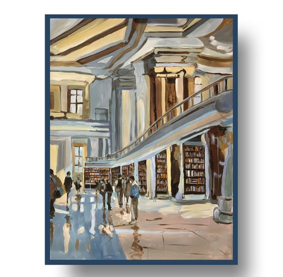 The Quiet Charm of a Public Library.