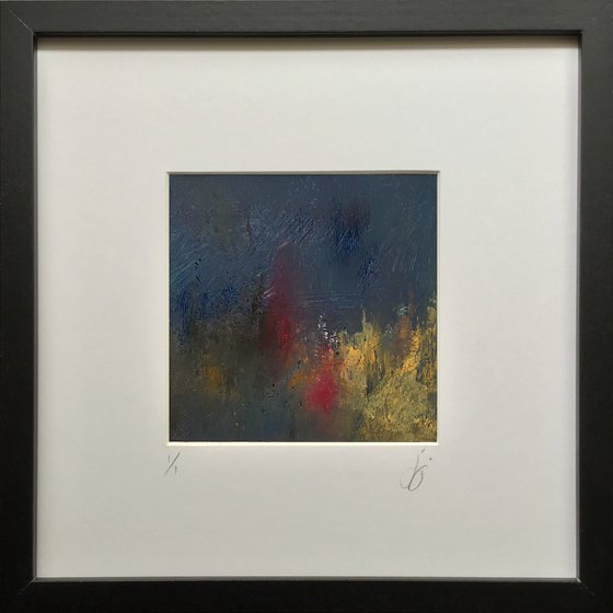 Composition 30 - Framed, abstract painting