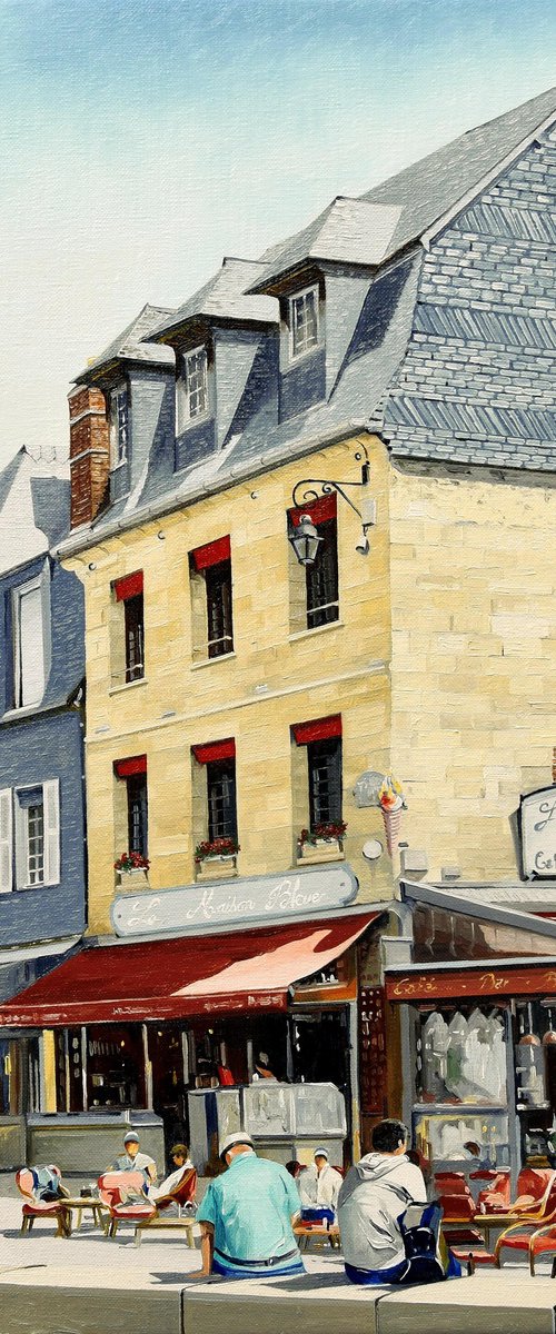Honfleur "La maison bleue" by Roger Bailleul