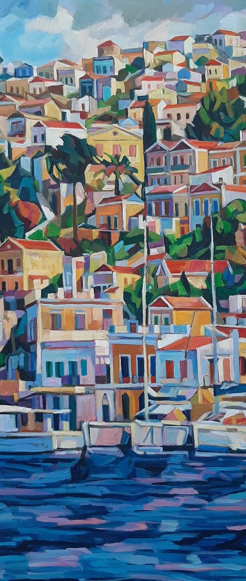 The city of Symi, 2022 by Maja Đokić Mihajlović