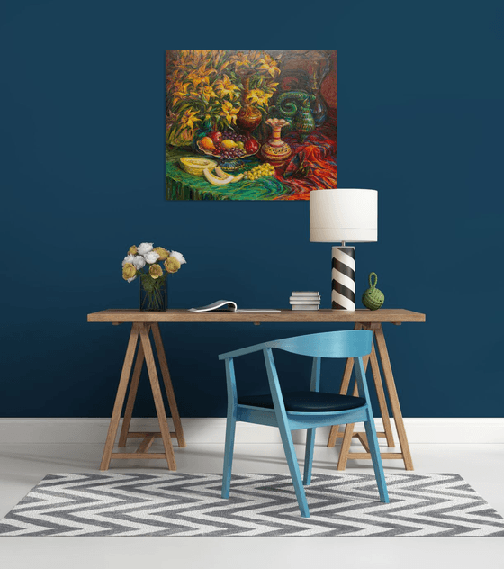STILL LIFE WITH LILIES