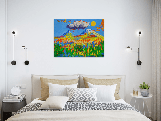 Ararat (60x80cm, oil painting, ready to hang)