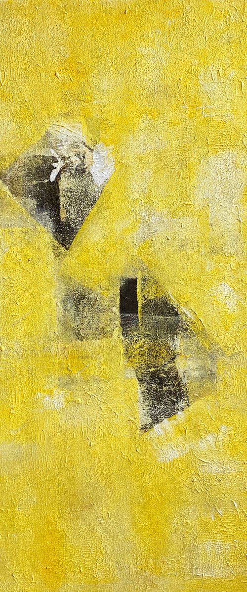 Yellow Abstract by Arti Chauhan