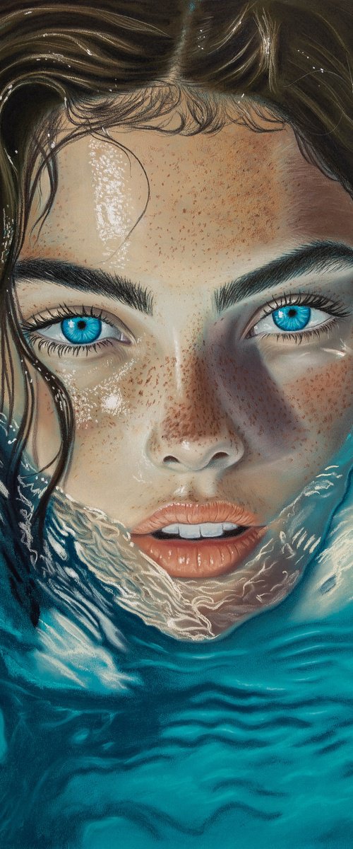 Turquoise eyes by Inna Medvedeva